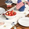 thumbnail image 5 of Sm:)e Stars Cross Flowers 4th of July Table Runner 13x72 Inch, Patriotic Decor Durable and Stylish Independence Day Party and Family Gathering Supply, 5 of 6