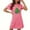 Hot Pink, variant on Elvqul Holiday Pajamas for Women Plus Size Nightgowns Cute Christmas Juniors Pajamas