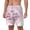 White, variant on Not All Those Who Wander Are Lost pattern Mens Swim Trunks with Compression Liner Stretch Beach Shorts Quick Dry with Zipper Pockets No-Chafing Board Shorts-Small