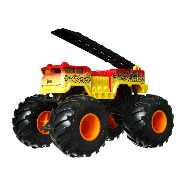 Hot Wheels Monster Trucks 5 Alarm - 1:24 Scale Oversized [Yellow/red]
