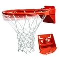 thumbnail image 1 of Katop Breakaway Basketball Rim, Heavy Duty Single Spring Basketball Rim Replacement with Nylon Net Indoor and Outdoor, Standard Goal Reinforced Mounting Bracket Fit Most Size Backboards, 1 of 4