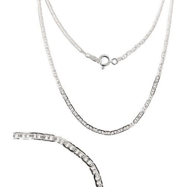 JOYARIS Cadena De Plata Ley .925 Gucci Diamantada 50 Cm X 2 Mm DM-0000901