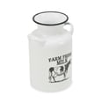 thumbnail image 2 of Cheungs White Lacquered Finish Decorative Bovine Milk Jug - Small, 2 of 4