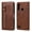 Brown, variant on For Motorola Moto G8 Power Lite Fashion Calf Texture Zipper Horizontal Flip Leather Case with & &
