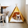 thumbnail image 4 of Creatine Portable Indoor Outdoor Play Tent With Removable Mat For Cats Small Animals Comfortable Breathable Shelter, 4 of 4
