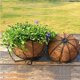 thumbnail image 4 of Cesta colgante de Metal para flores, 2 uds., cesta colgante de flores, cesta colgante de fibra de coco para flores, cultivo de plantas para interior y exterior, 30cm JAMW Sencillez, 4 of 5