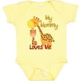thumbnail image 3 of Inktastic My Mommy Loves Me Giraffe Boys or Girls Baby Bodysuit, 3 of 5