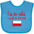 thumbnail image 3 of Inktastic So Cute Polish Boys or Girls Baby Bib, 3 of 4