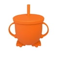 thumbnail image 1 of TIELUTT 2025 Double Ear Antidrop Silicone Snack Straw Cup 1Pc Portable Sippy Cup for Coffee Cup Set Matriarch Cups Cups for Kitchen Shatterproof Cups 16oz Glass Food Storage Containers with Dividers, 1 of 3