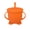 Orange - One Size, variant on Double Ear Silicone Sippy Cup Food Grade Leakproof With Lid, Safe Kids Drinking Mug, Portable Outdoor Snack Cup For Travel Picnic And Daily Drinking Use Yellow - One Size