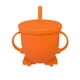 thumbnail image 1 of 2025 Vaso con pajita de silicona antiderrame para dos orejas, 1 unidad, vaso portátil con tapa y pajita para alimentos, a prueba de fugas, para viajes, picnics y uso diario, 1 of 3