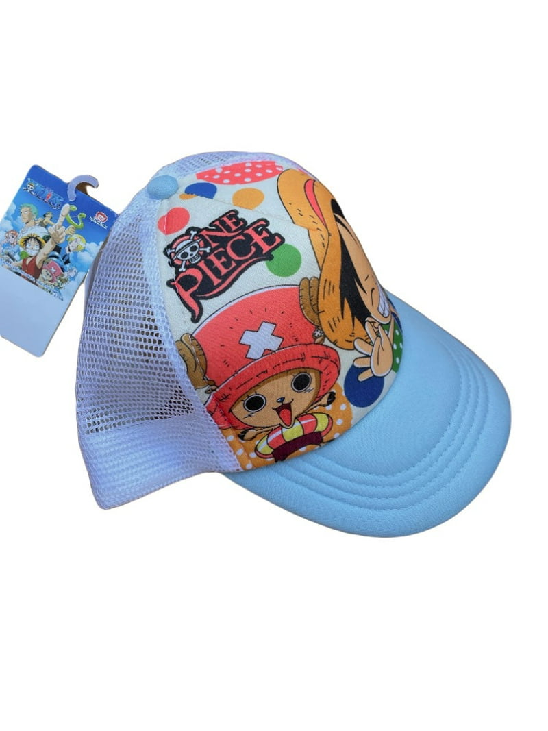 帽子 kartoon Japanese Anime One Piece Youth Hat Cap w/ adjustable snap closure