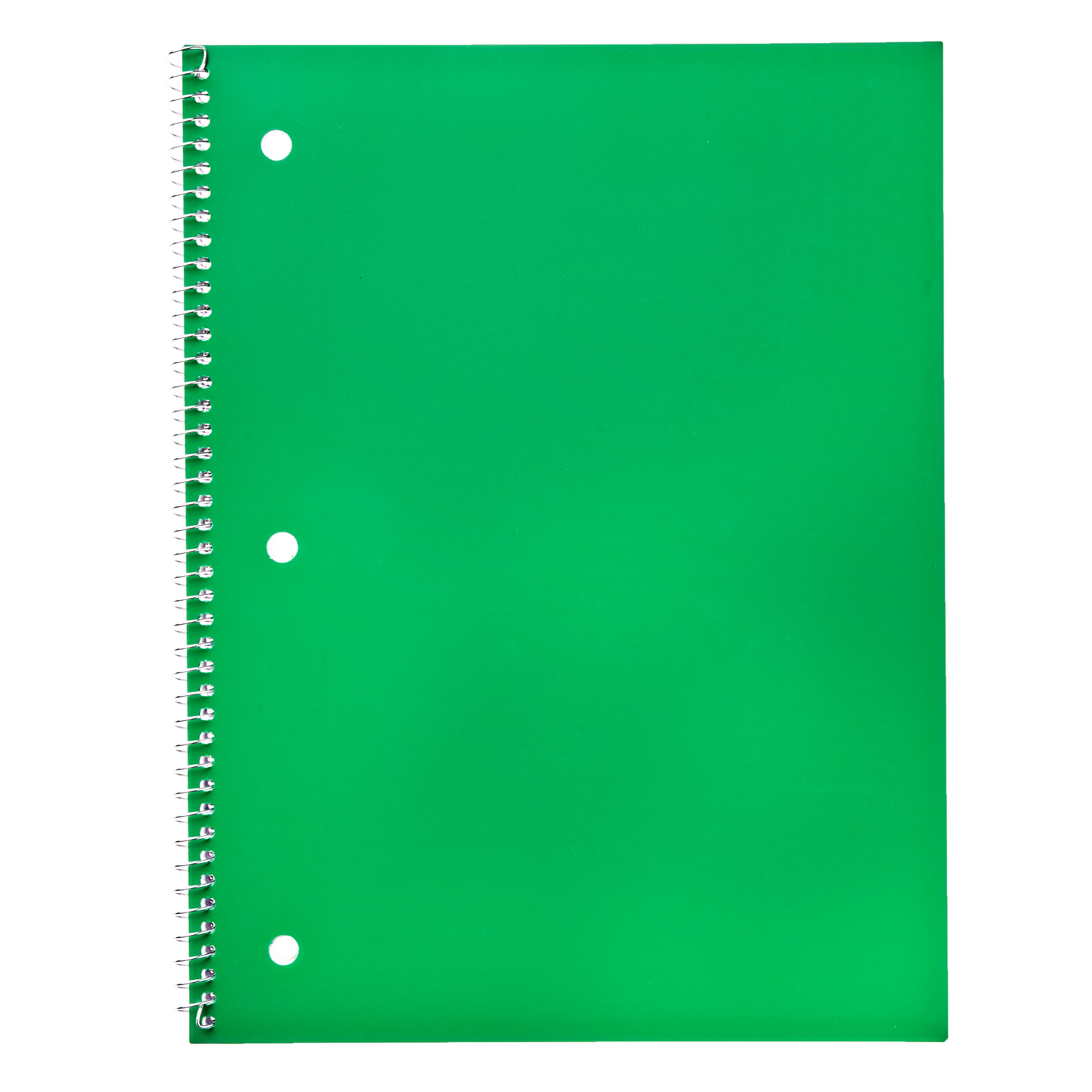 Pen + Gear 1Subject Notebook, Wide Ruled, 80 Sheets, Green