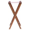thumbnail image 6 of Kratos by Hubert Tray Stand with Solid Legs Dark Walnut Wood - 38" H, 6 of 7