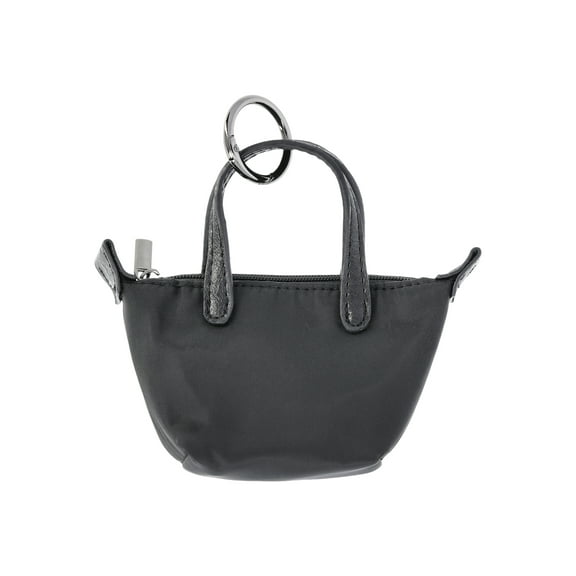 No Boundaries Women's Mini Tote Bag Charm, Black