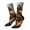2 Black-2, variant on Flower Field Poodle Crew Socks for Men & Women, Breathable Casual Athletic Ankle Socks