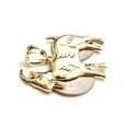 thumbnail image 6 of New 10k yellow Gold Goat Pendant charm diamond cut animal fine gift jewelry 6.4g, 6 of 12