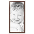 thumbnail image 2 of ArtToFrames 20" x 43" Honors Mahogany with Gold Picture Frame, 20x43 inch Brown Wood Poster Frame (WOM-5156), 2 of 7