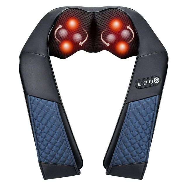 Masajeador de cuello y hombros EaShuhe EMK-150A con Heat Shiatsu