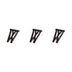 thumbnail image 4 of Ounissouiy Letras de Metal para casa, placa de puerta decorativa de hierro fácil de instalar, duradera y resistente al óxido, B17--W Type1 NO1, 4 of 6
