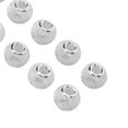 thumbnail image 3 of 10 Uds cuentas de barba Metal hueco pelo rápido rastas de barba para extensiones de trenzas de cabello, 3 of 8