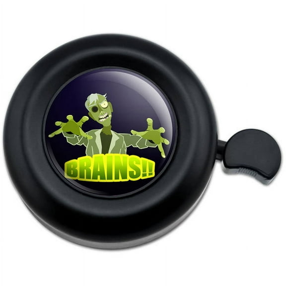 Cartoon Zombie Reach Undead Brains Bicycle Handlebar Bike Bell