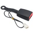 thumbnail image 1 of Car Front Seat Belt Buckle Socket Camlock Plug Connector Warning Cable(1pcs,black), 1 of 5