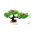 thumbnail image 2 of OULII Arbre Paysager Aquarium 1Ensemble Plastique Vert pour Décoration Aquarium 11.8x6.7x2.4in, 2 of 8