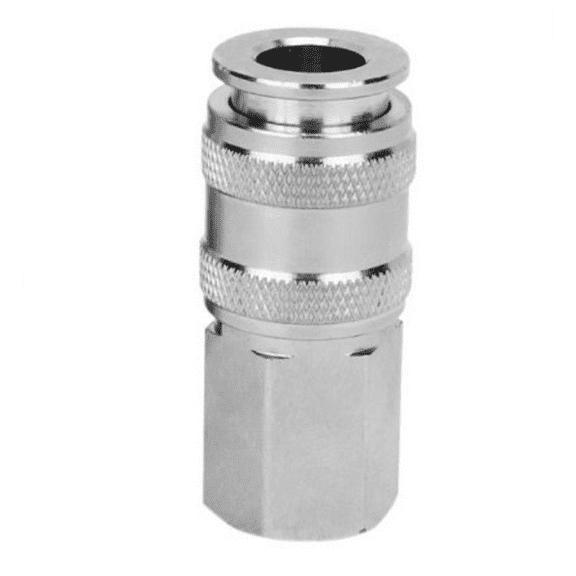 Milton Industries Universal Coupler, 1/4" body; 1/4" FNPT