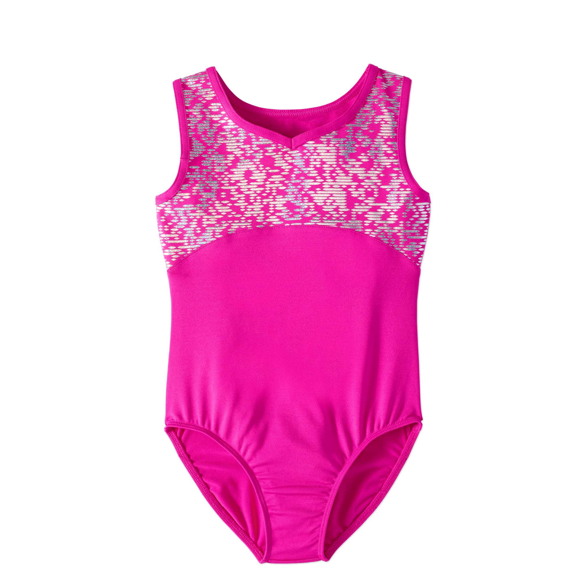 Danskin Now Danskin Now Girls' Foil Print Gymnastics Leotard