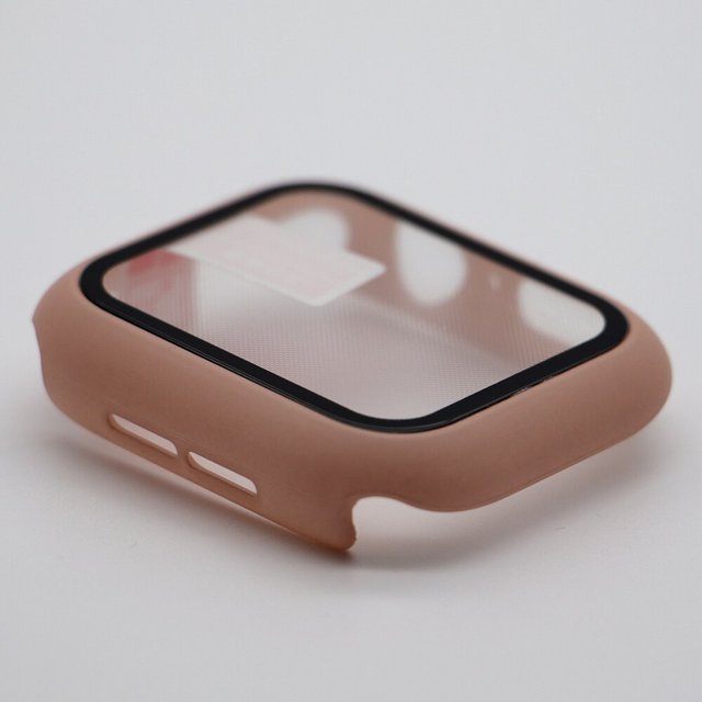 Protector de pantalla de cristal y cubierta para Apple Watch, accesorios de parachoques para Apple Watch series 5, 4, 3, SE, 6, 44mm, 40mm, 42mm, 38mm