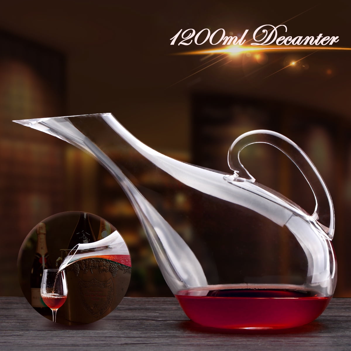half bottle wine decanter