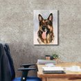 thumbnail image 3 of Epic Graffiti 'German Shepherd 2' by Barbara Keith, Canvas Wall Art, 18"x26", 3 of 8