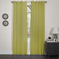 thumbnail image 3 of Kashi Home Holly Solid Semi-Sheer Grommet Single Curtain Panel, 3 of 7