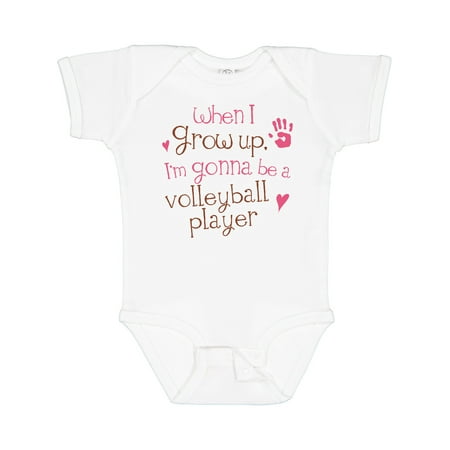 

Inktastic Kids Volleyball Player Girls Baby Bodysuit