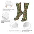 thumbnail image 3 of KLL Christmas Hat sock Print Womens Crew Socks Athletic Middle Tube Long Socks Novelty Socks Gifts For Men, 3 of 7