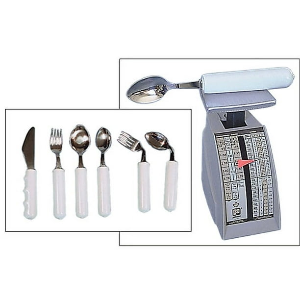 Weighted cutlery, 8 oz. Left teaspoon Weighted cutlery, 8 oz. Left teaspoon