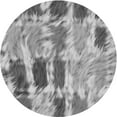 thumbnail image 1 of Ahgly Company Machine Washable Indoor Round Transitional Smokey Gray Area Rugs, 4' Round, 1 of 7
