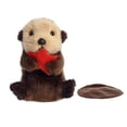 thumbnail image 5 of Animal de peluche Aurora Adorable Shoulderkins Spiffy Otter, 5 of 5
