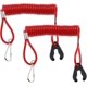 thumbnail image 1 of Outboard Motor Engine Lanyard Kill Switch Cord Safety Stop Switch Compatible With Yamaha Honda Suzuki2pcs, Red), 1 of 5