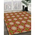 thumbnail image 2 of Ahgly Company Indoor Rectangle Patterned Metallic Gold Area Rugs, 7' x 10', 2 of 6