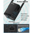 thumbnail image 6 of AC1200 Wireless Dual Band Range WiFi Extender with WPS One Button, 2 High Gain Antennas & Covers up to 3000 SQFT, 6 of 7