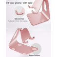 thumbnail image 3 of Soporte para teléfono ajustable en oro rosa, soporte para teléfono multiángulo para iPhone 13 Pro Max 12 11 Xs Max X 8 7 6 Plus Samsung S10 S9 Smartphones, 3 of 5
