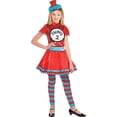 thumbnail image 2 of Costumes USA Dr. Seuss Robe Halloween pour Filles, Taille Moyenne, avec Accessoires Inclus, 2 of 3