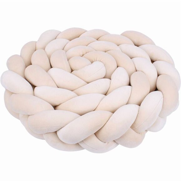 Handmade Plush Throw, Knot Pillow Ball Offers Unique Decor And Comfort To Your Living Space