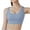 Blue, variant on Sports Bras for Women Clearance Fitness Yoga Breasted High Strength Gathering Chest Detachable