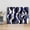 Blue, variant on Red Stripe Wall Art for Living Room,Canvas Picture Wall Decor for Bathroom Bedroom,Grey White Ombre Geometric Modern Abstract Painting Artwork for Office Kitchen Hallway Dining Room Decor 24"x32"