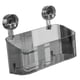 thumbnail image 2 of Estante flotante para baño, estante de almacenamiento para baño, soporte para estante de pared flotante, sin perforaciones, estante de almacenamiento gris negro perfecl Estante flotante para baño, 2 of 8