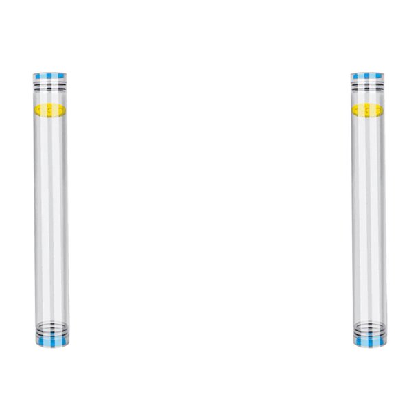 Tubo flotador de pesca transparente grueso 40/50 CM extra resistente (40 CM) azul 2 piezas