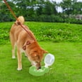 thumbnail image 4 of Botella dispensadora de agua para mascotas para exteriores con cuenco adjunto, botella portátil impermeable para perro de viaje y gatos, plástico multicolor, 18,5 cm, 250 g, 1 paquete, 4 of 6